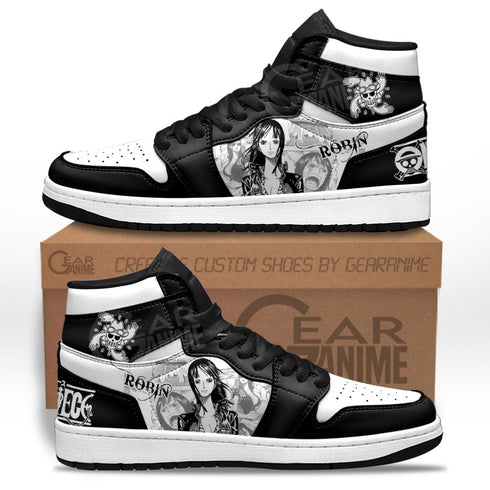 Nico Robin Sneakers Custom Op Shoes Manga -Stil